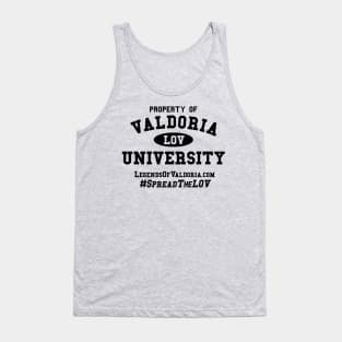 Vintage College University Property of Valdoria University Tank Top